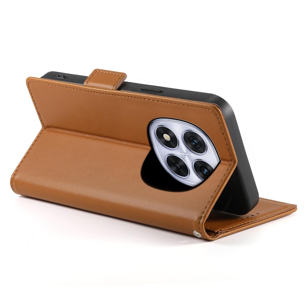 Redmi Note 14 Pro 4G Magnetic Leather Wallet Case with Card Slots, Stand Function & Full Protection