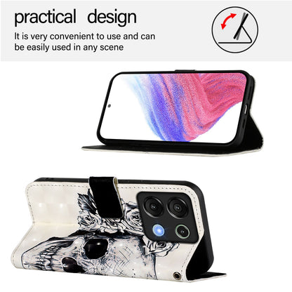 Umidigi G9 5G Leather Flip Phone Case with 3D Painted Design, Card Holder, Wallet & Stand Function - Durable Protection & Easy Access