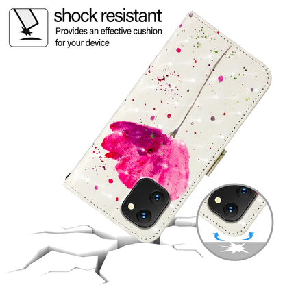 Umidigi 7S Leather Flip Phone Case with 3D Painted Design, Card Holder, Wallet & Stand Function - Durable Protection & Easy Access