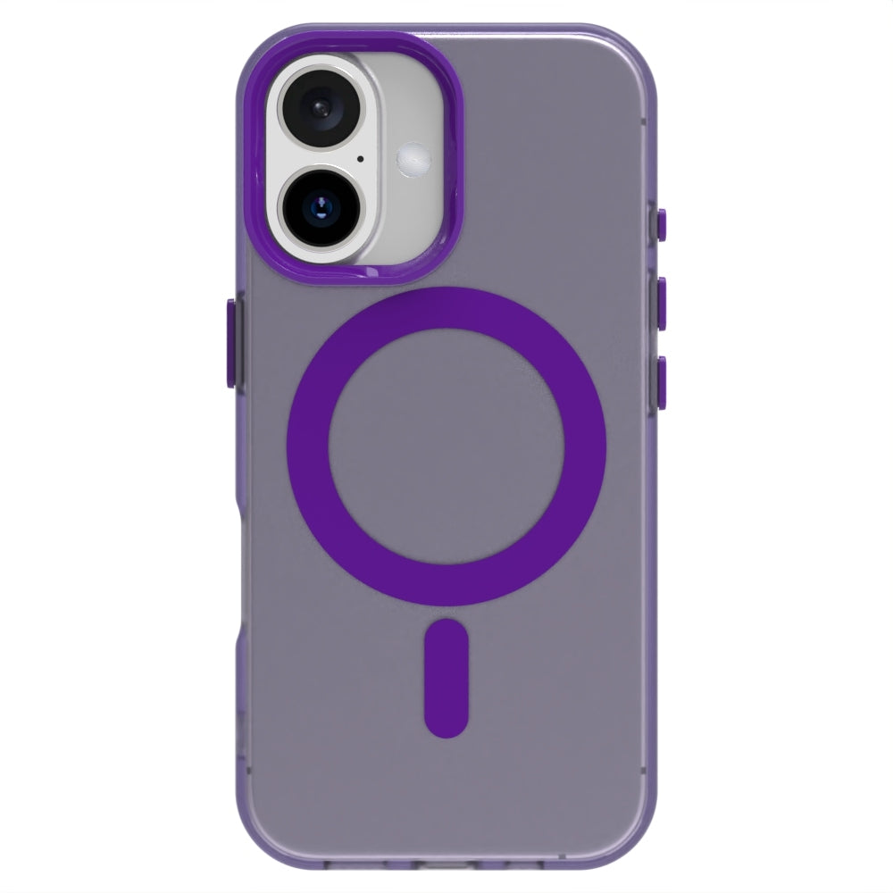 iPhone 16 Plus Durable MagSafe Phone Case - Hybrid TPU & PC Design, Lightweight & Stylish, Candy Colour, Wireless Charging Friendly