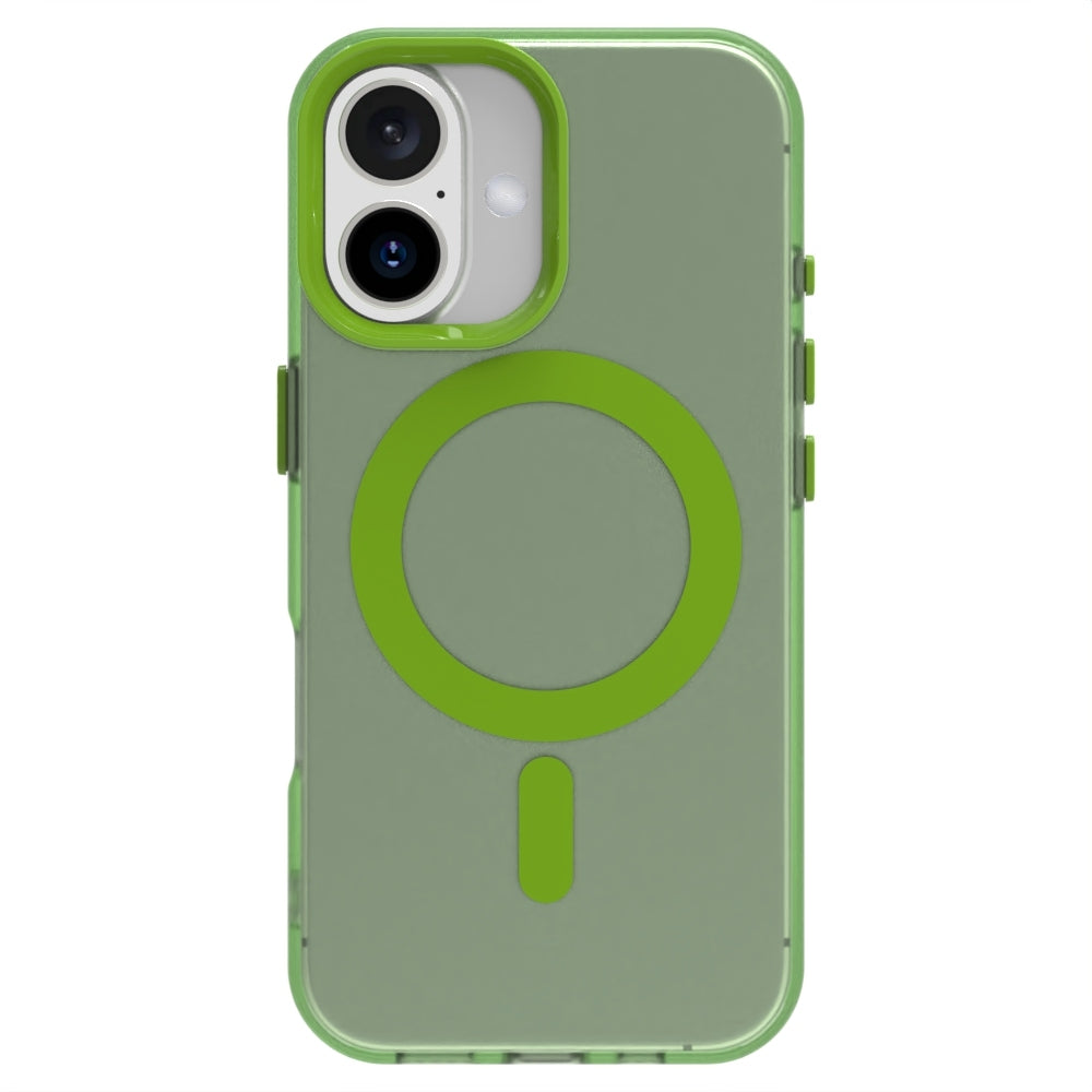 iPhone 16 Durable MagSafe Phone Case - Hybrid TPU & PC Design, Lightweight & Stylish, Candy Colour, Wireless Charging Friendly