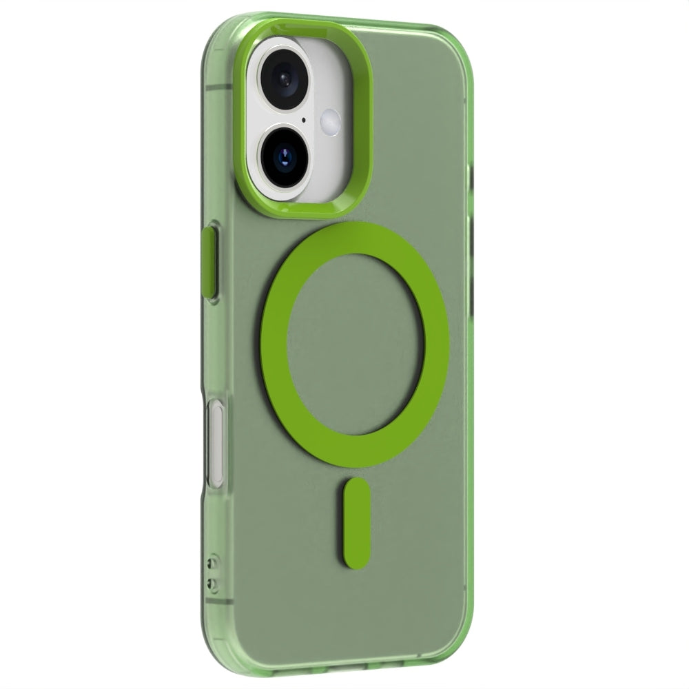 iPhone 16 Durable MagSafe Phone Case - Hybrid TPU & PC Design, Lightweight & Stylish, Candy Colour, Wireless Charging Friendly