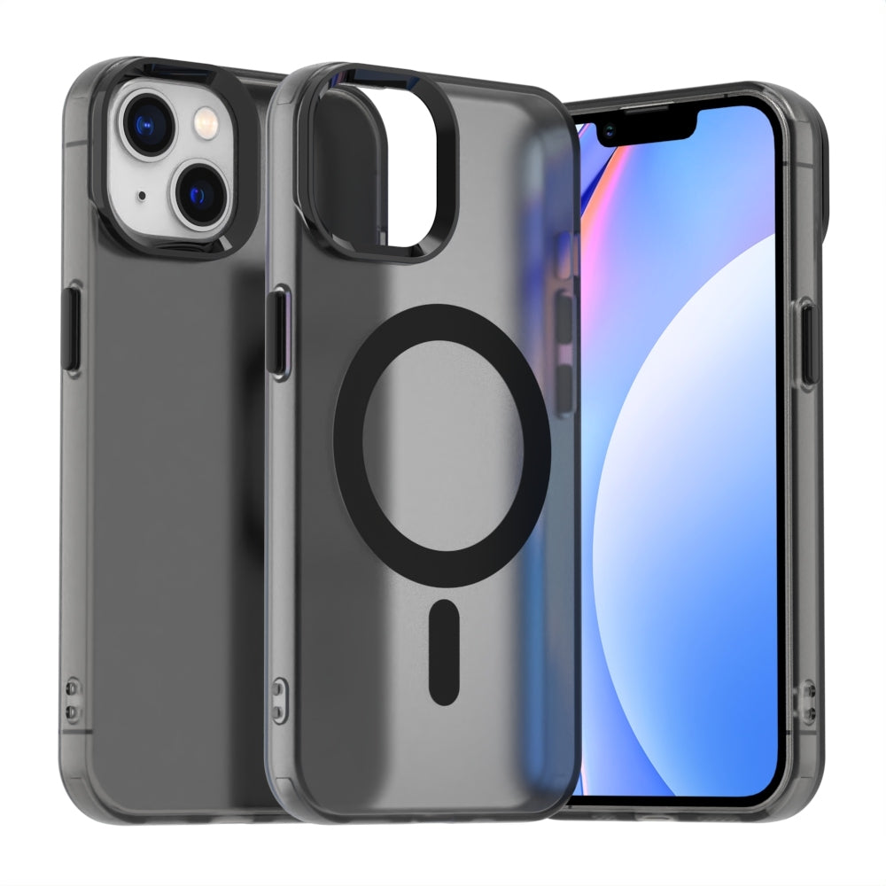 iPhone 15 Plus Durable MagSafe Phone Case - Hybrid TPU & PC Design, Lightweight & Stylish, Candy Colour, Wireless Charging Friendly