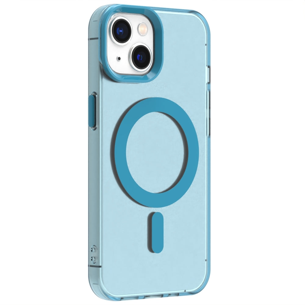 iPhone 14 Plus Durable MagSafe Phone Case - Hybrid TPU & PC Design, Lightweight & Stylish, Candy Colour, Wireless Charging Friendly