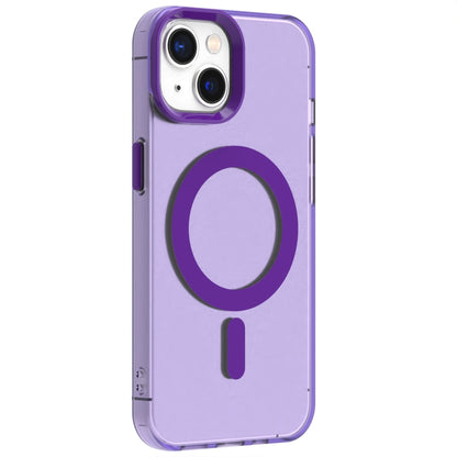 iPhone 14 Plus Durable MagSafe Phone Case - Hybrid TPU & PC Design, Lightweight & Stylish, Candy Colour, Wireless Charging Friendly
