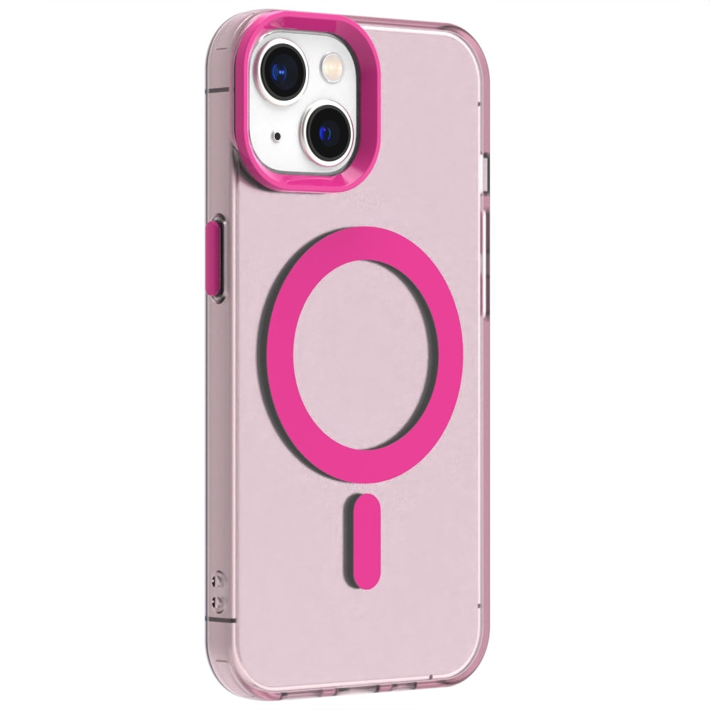 iPhone 13 Durable MagSafe Phone Case - Hybrid TPU & PC Design, Lightweight & Stylish, Candy Colour, Wireless Charging Friendly