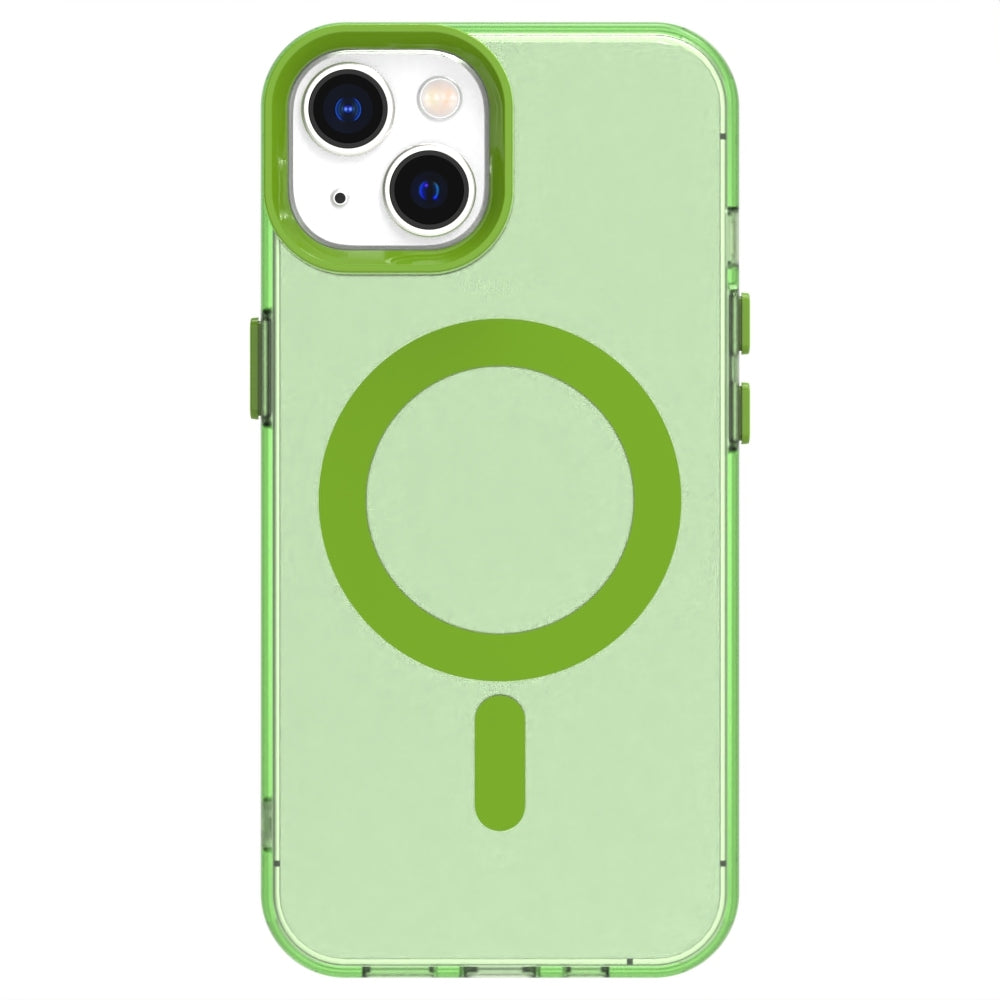 iPhone 13 Durable MagSafe Phone Case - Hybrid TPU & PC Design, Lightweight & Stylish, Candy Colour, Wireless Charging Friendly