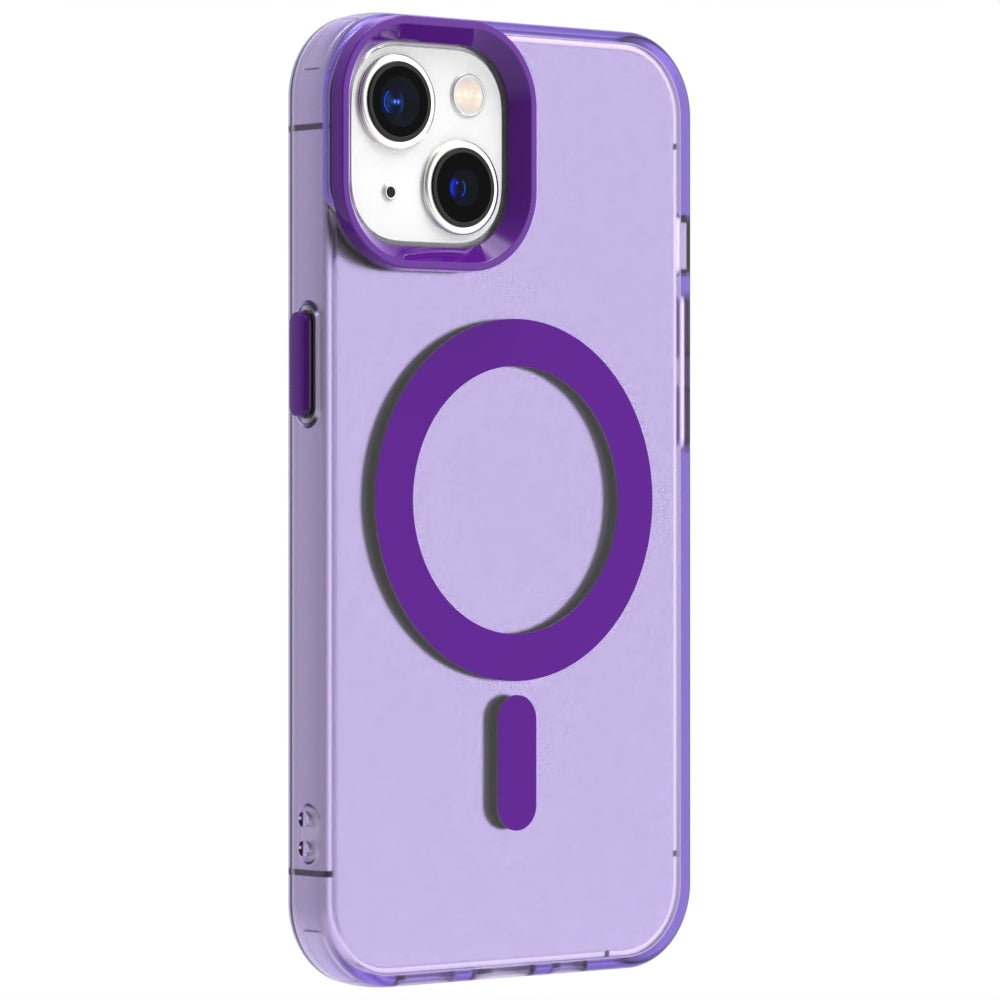 iPhone 13 Durable MagSafe Phone Case - Hybrid TPU & PC Design, Lightweight & Stylish, Candy Colour, Wireless Charging Friendly