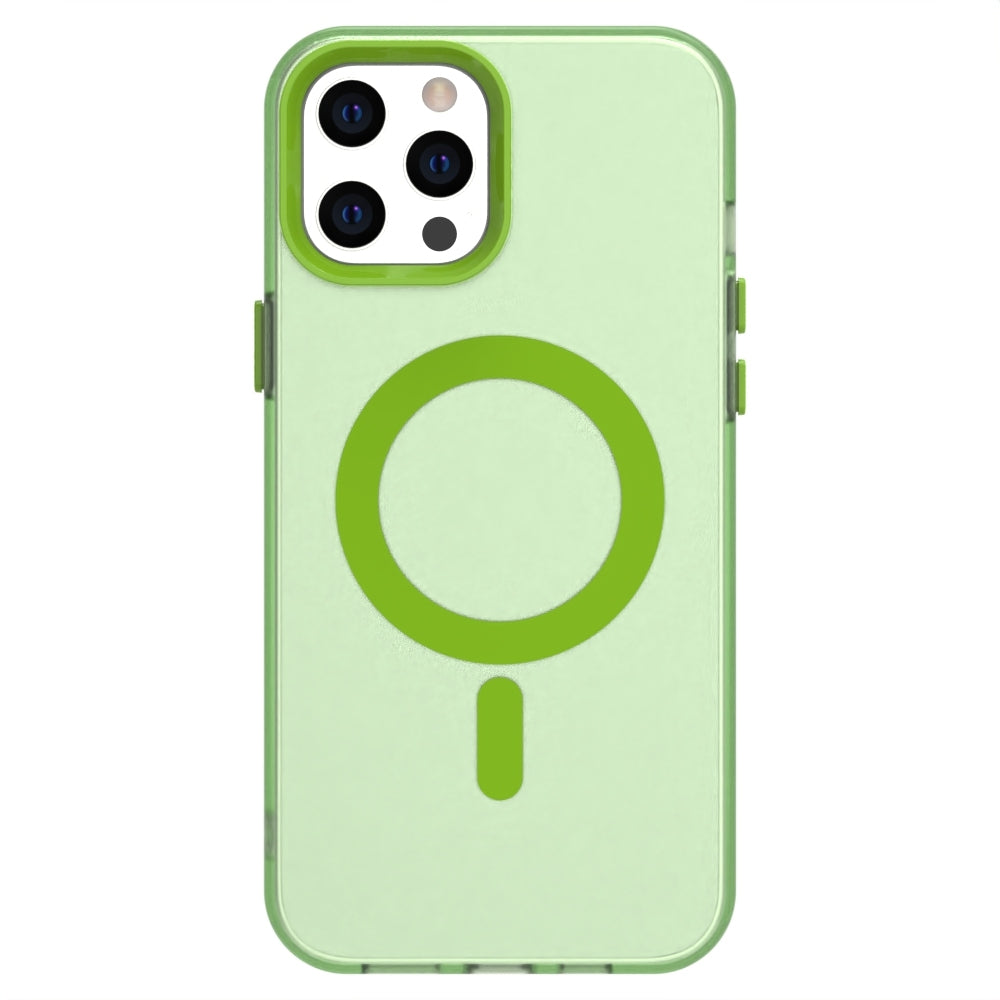 iPhone 12 Pro Durable MagSafe Phone Case - Hybrid TPU & PC Design, Lightweight & Stylish, Candy Colour, Wireless Charging Friendly