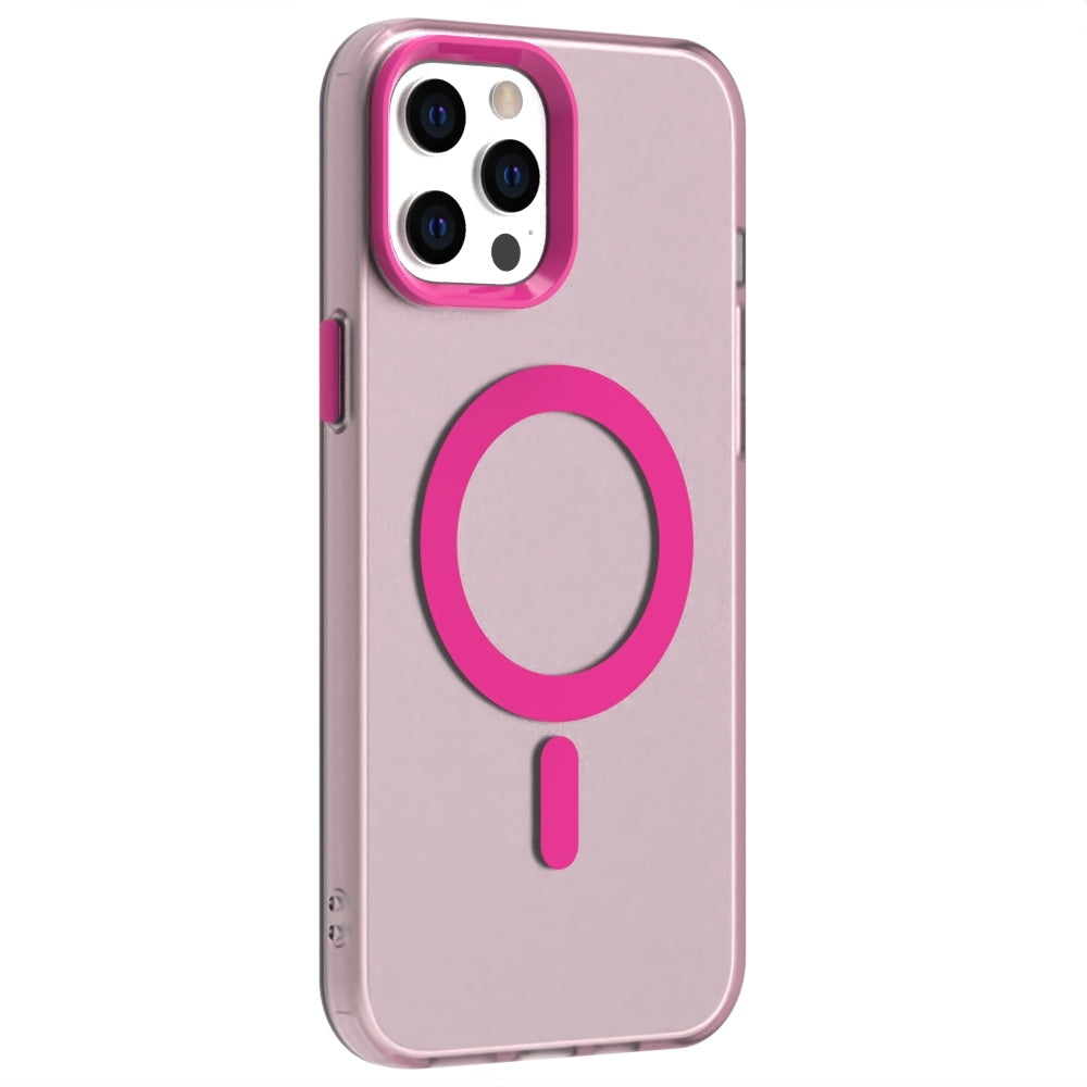 iPhone 12 Pro Max Durable MagSafe Phone Case - Hybrid TPU & PC Design, Lightweight & Stylish, Candy Colour, Wireless Charging Friendly