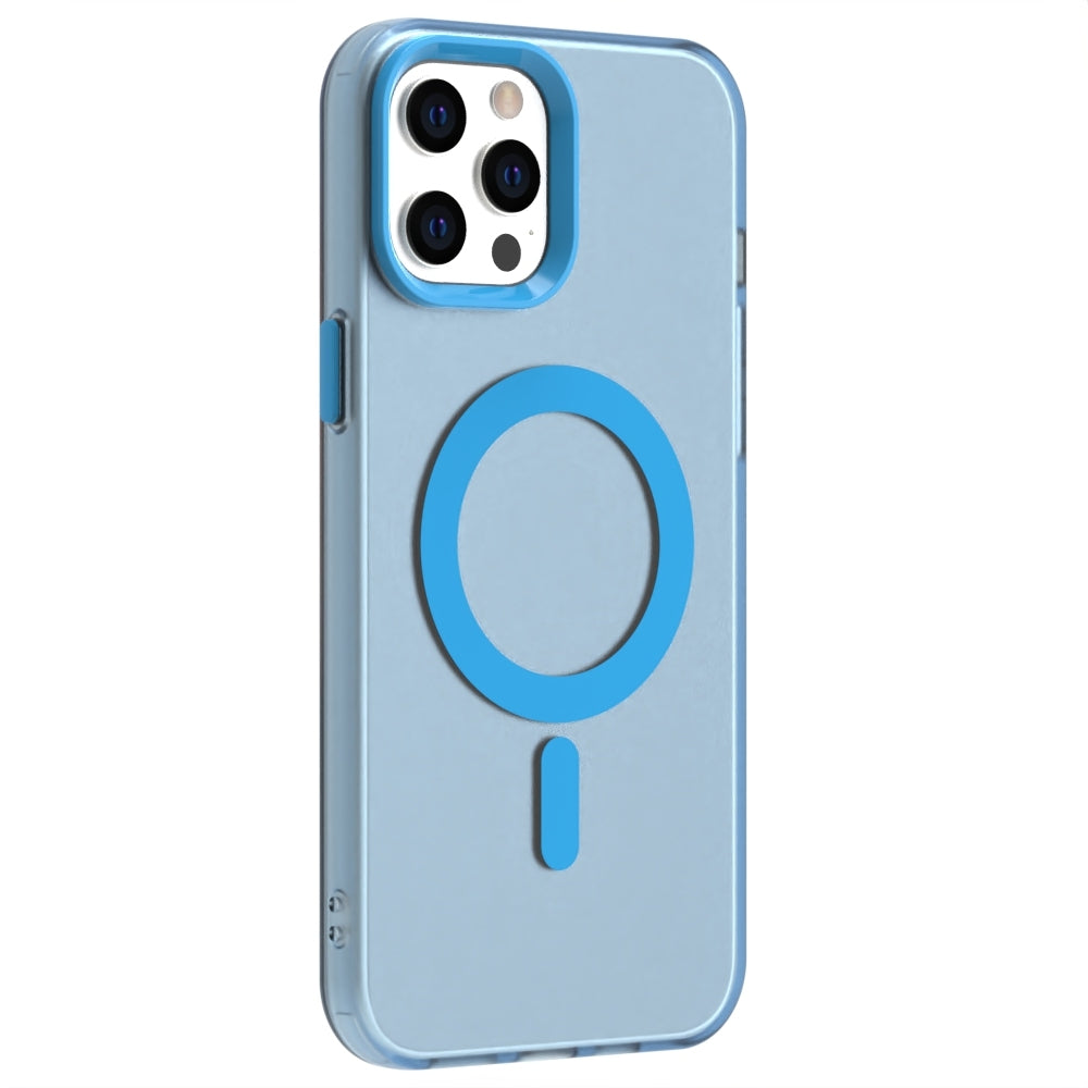iPhone 12 Pro Max Durable MagSafe Phone Case - Hybrid TPU & PC Design, Lightweight & Stylish, Candy Colour, Wireless Charging Friendly
