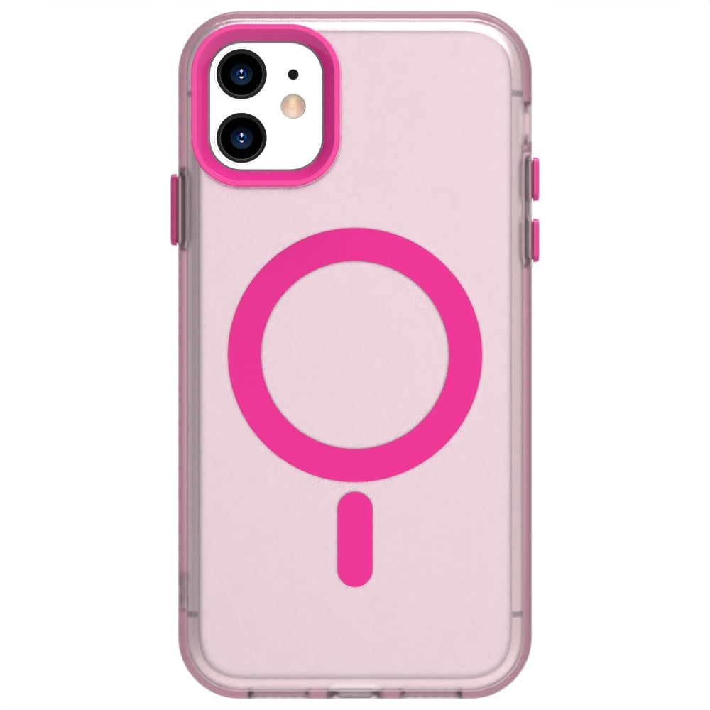 iPhone 12 Durable MagSafe Phone Case - Hybrid TPU & PC Design, Lightweight & Stylish, Candy Colour, Wireless Charging Friendly