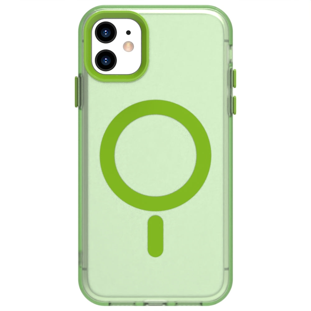 iPhone 12 Durable MagSafe Phone Case - Hybrid TPU & PC Design, Lightweight & Stylish, Candy Colour, Wireless Charging Friendly