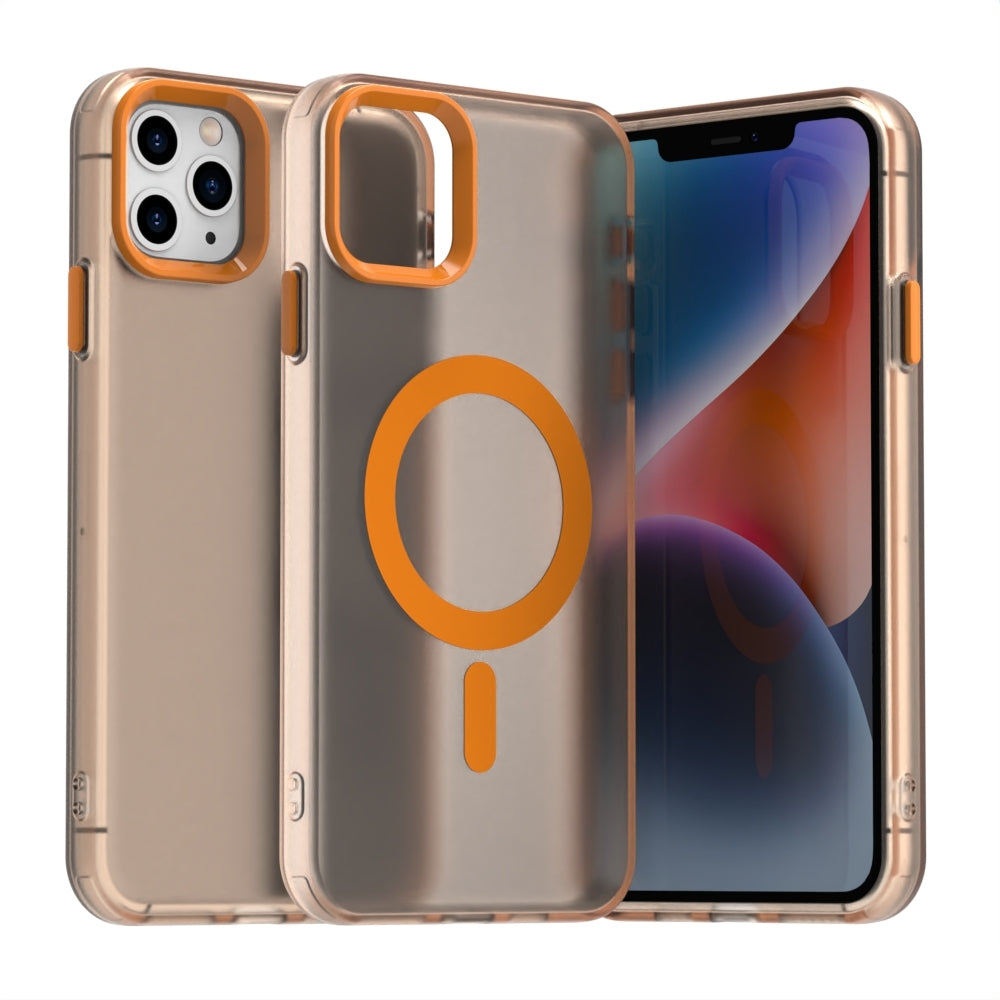 iPhone 11 Pro Max Durable MagSafe Phone Case - Hybrid TPU & PC Design, Lightweight & Stylish, Candy Colour, Wireless Charging Friendly