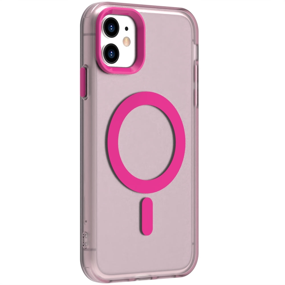 iPhone 11 Durable MagSafe Phone Case - Hybrid TPU & PC Design, Lightweight & Stylish, Candy Colour, Wireless Charging Friendly