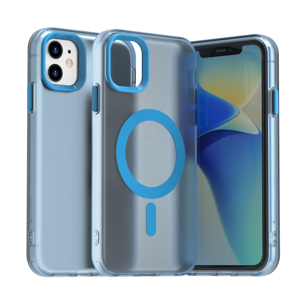 iPhone 11 Durable MagSafe Phone Case - Hybrid TPU & PC Design, Lightweight & Stylish, Candy Colour, Wireless Charging Friendly
