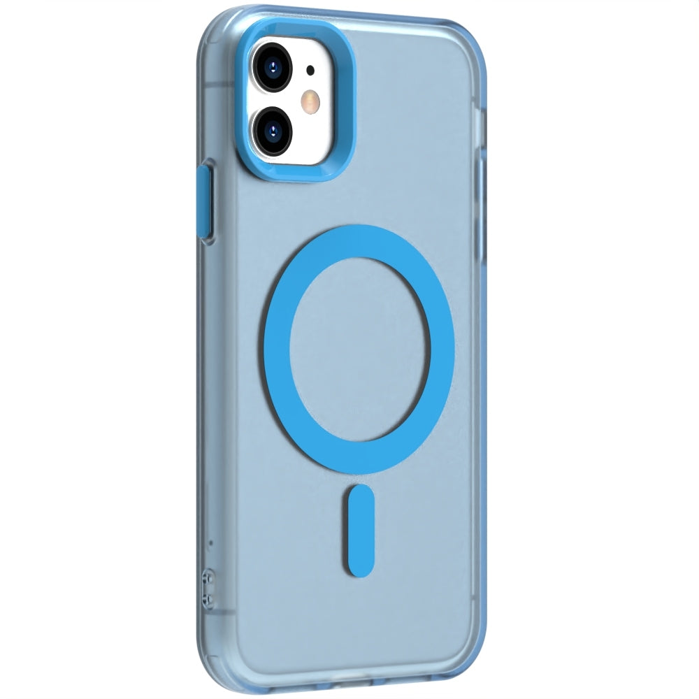 iPhone 11 Durable MagSafe Phone Case - Hybrid TPU & PC Design, Lightweight & Stylish, Candy Colour, Wireless Charging Friendly