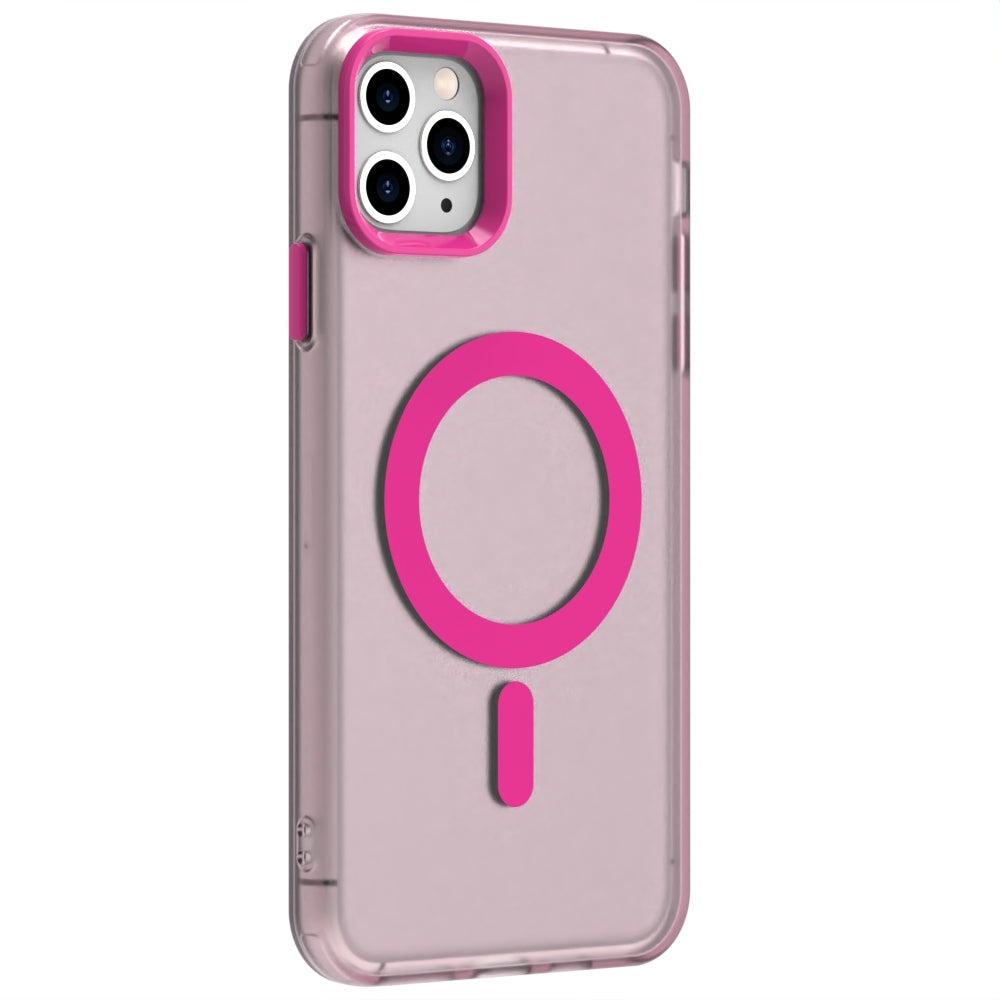 iPhone 11 Pro Durable MagSafe Phone Case - Hybrid TPU & PC Design, Lightweight & Stylish, Candy Colour, Wireless Charging Friendly
