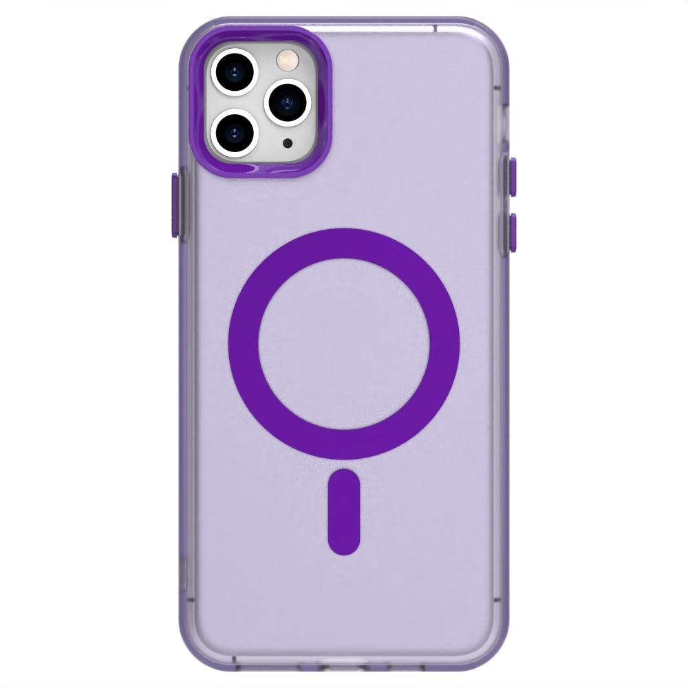 iPhone 11 Pro Durable MagSafe Phone Case - Hybrid TPU & PC Design, Lightweight & Stylish, Candy Colour, Wireless Charging Friendly