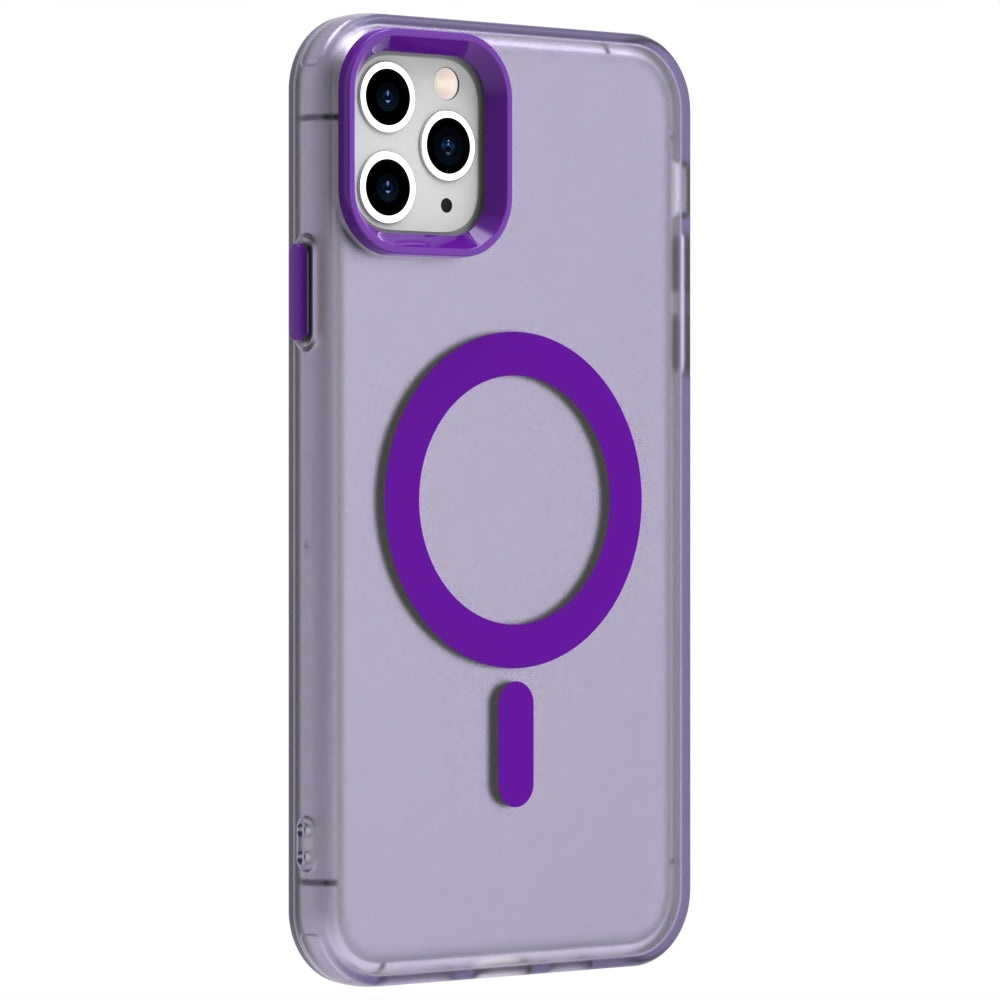 iPhone 11 Pro Durable MagSafe Phone Case - Hybrid TPU & PC Design, Lightweight & Stylish, Candy Colour, Wireless Charging Friendly