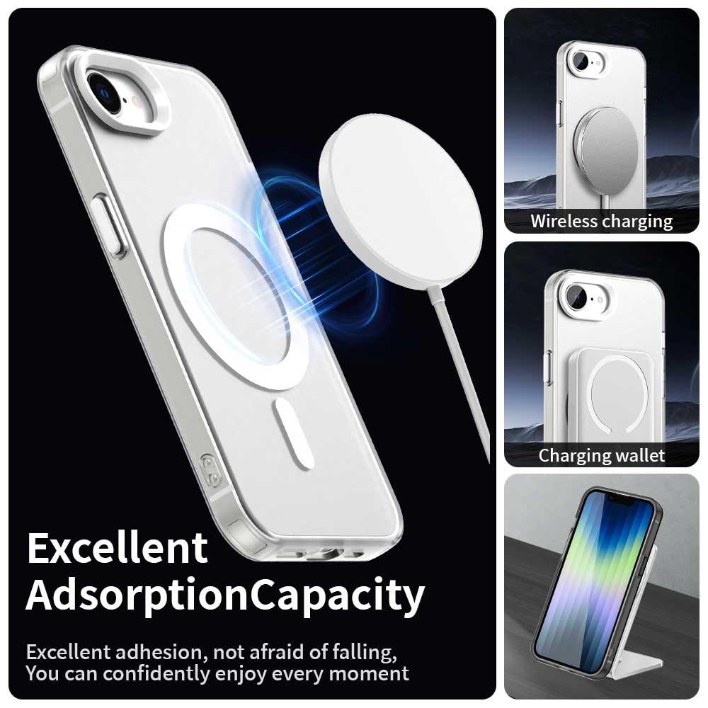 iPhone 16e Durable MagSafe Phone Case - Hybrid TPU & PC Design, Lightweight & Stylish, Candy Colour, Wireless Charging Friendly