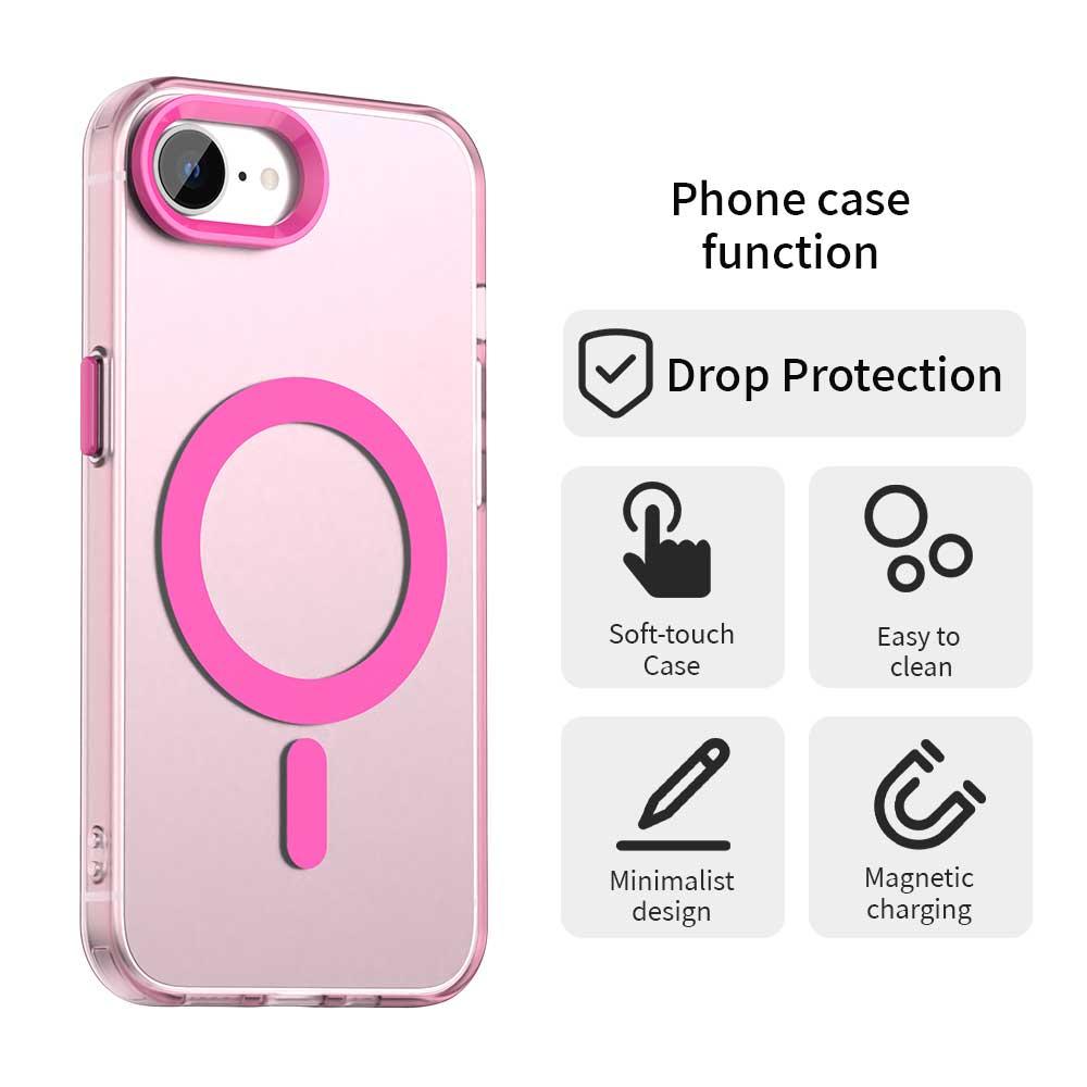 iPhone 16e Durable MagSafe Phone Case - Hybrid TPU & PC Design, Lightweight & Stylish, Candy Colour, Wireless Charging Friendly