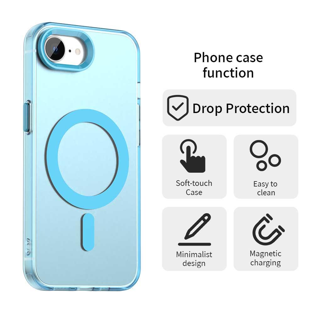 iPhone 16e Durable MagSafe Phone Case - Hybrid TPU & PC Design, Lightweight & Stylish, Candy Colour, Wireless Charging Friendly