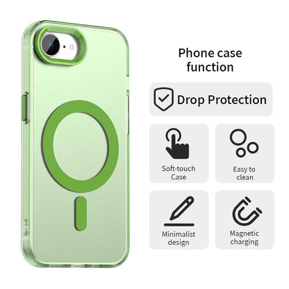 iPhone 16e Durable MagSafe Phone Case - Hybrid TPU & PC Design, Lightweight & Stylish, Candy Colour, Wireless Charging Friendly