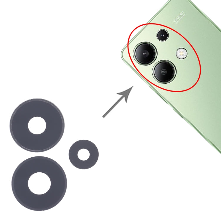 10pcs Replacement Back Camera Lens for Xiaomi Redmi Note 13 4G - Fit & Function Guaranteed