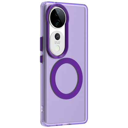 vivo V40 5G Durable MagSafe Phone Case - Hybrid TPU & PC Design, Lightweight & Stylish, Candy Colour, Wireless Charging Friendly