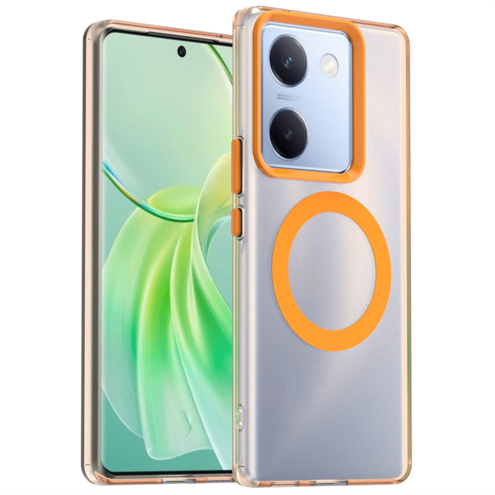 For vivo Y200 Pro Durable MagSafe Phone Case - Hybrid TPU & PC Design, Lightweight & Stylish, Candy Colour, Wireless Charging Friendly