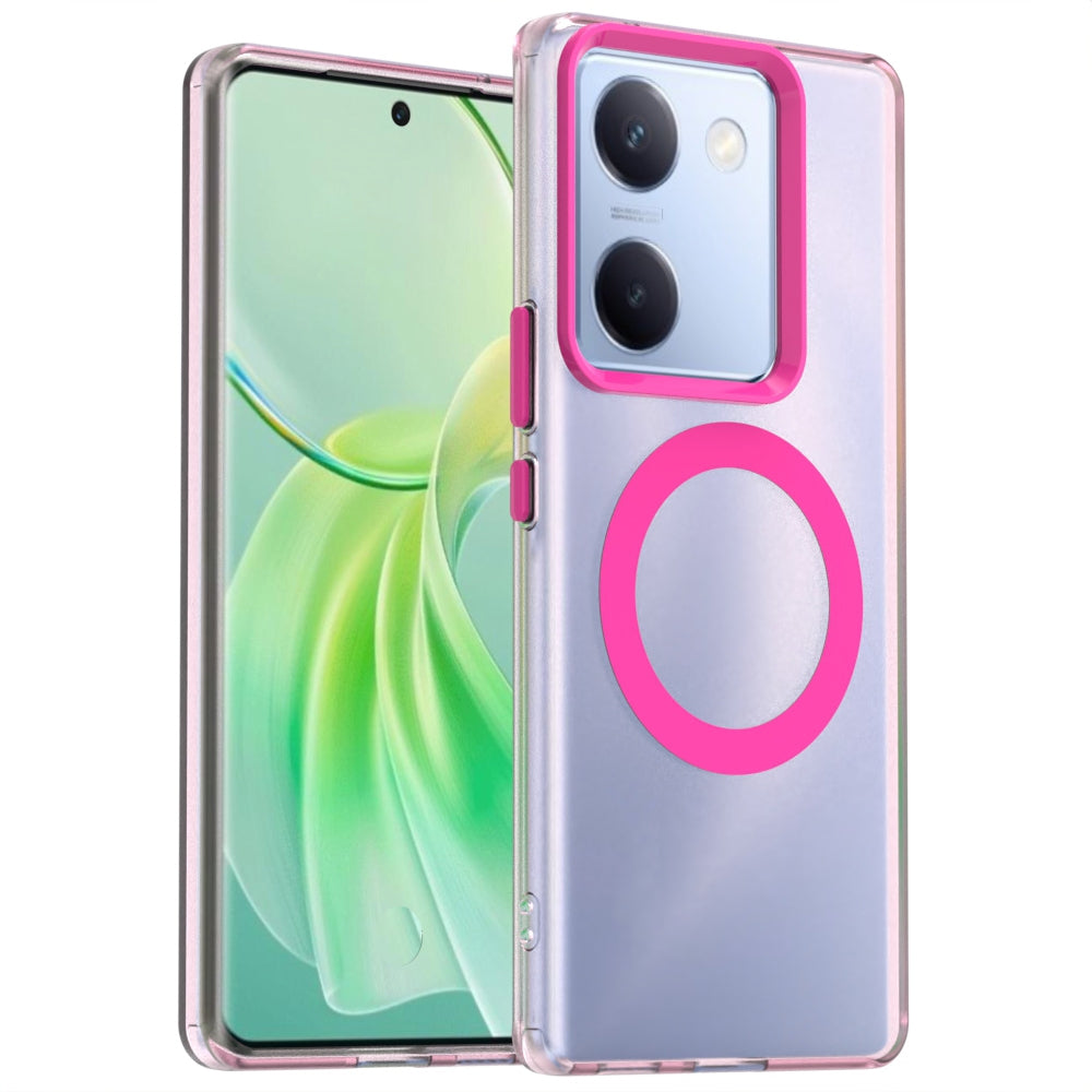 For vivo Y200 Pro Durable MagSafe Phone Case - Hybrid TPU & PC Design, Lightweight & Stylish, Candy Colour, Wireless Charging Friendly