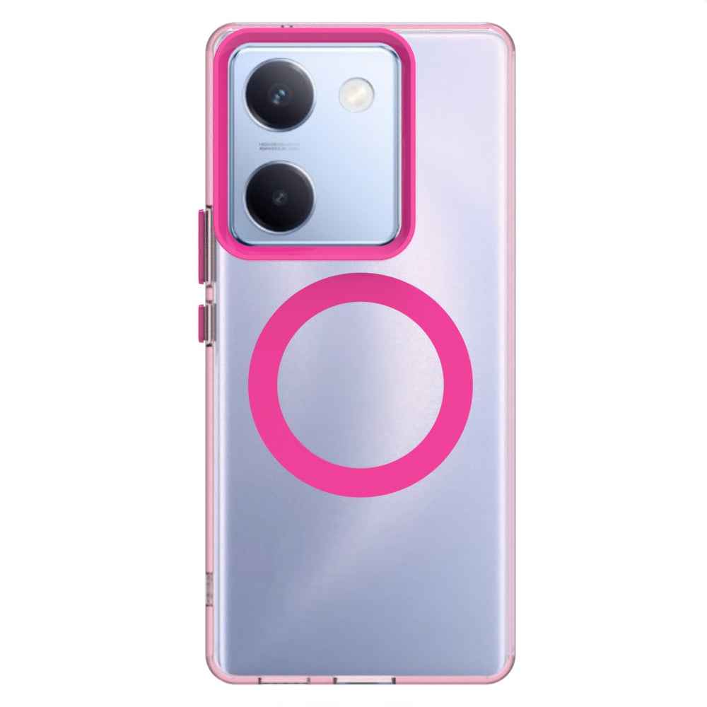 For vivo Y200 Pro Durable MagSafe Phone Case - Hybrid TPU & PC Design, Lightweight & Stylish, Candy Colour, Wireless Charging Friendly
