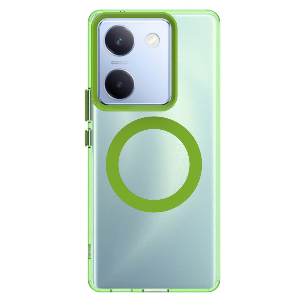 For vivo Y200 Pro Durable MagSafe Phone Case - Hybrid TPU & PC Design, Lightweight & Stylish, Candy Colour, Wireless Charging Friendly
