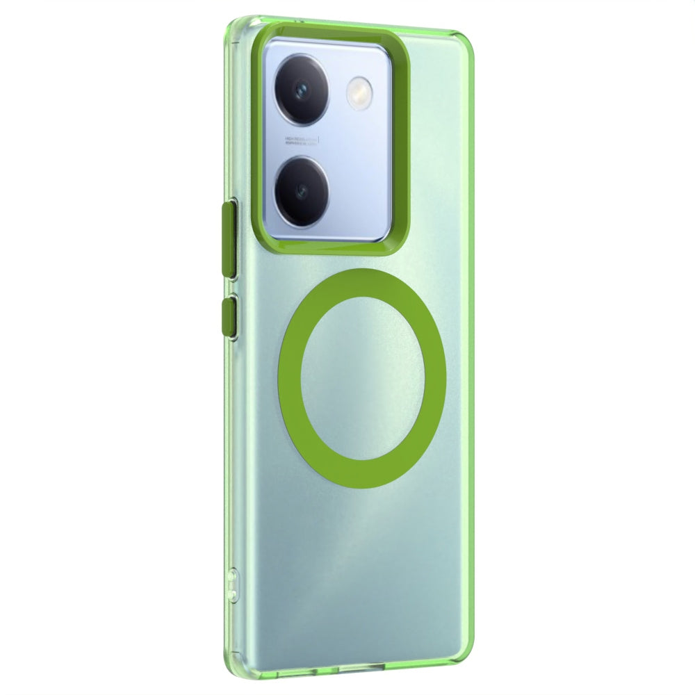 For vivo Y200 Pro Durable MagSafe Phone Case - Hybrid TPU & PC Design, Lightweight & Stylish, Candy Colour, Wireless Charging Friendly