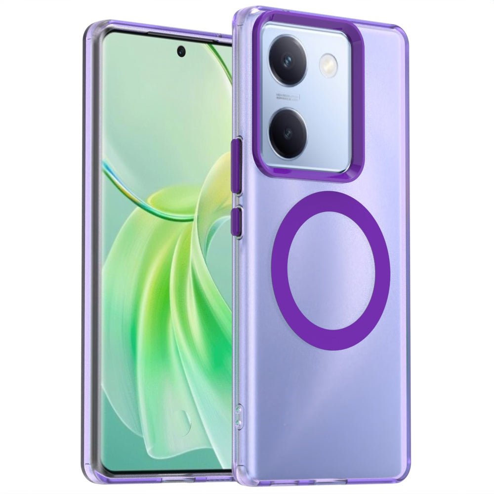 For vivo Y200 Pro Durable MagSafe Phone Case - Hybrid TPU & PC Design, Lightweight & Stylish, Candy Colour, Wireless Charging Friendly