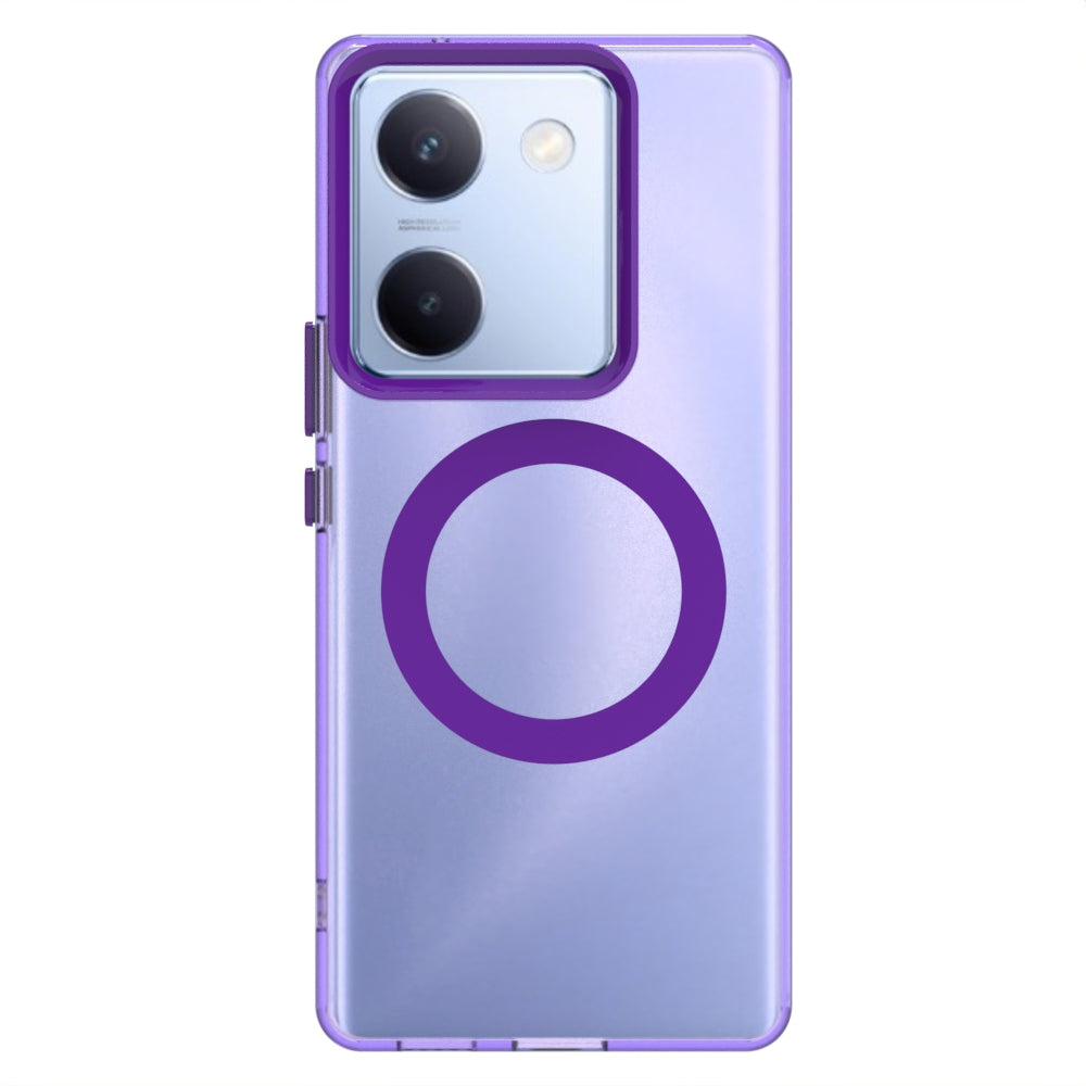 For vivo Y200 Pro Durable MagSafe Phone Case - Hybrid TPU & PC Design, Lightweight & Stylish, Candy Colour, Wireless Charging Friendly