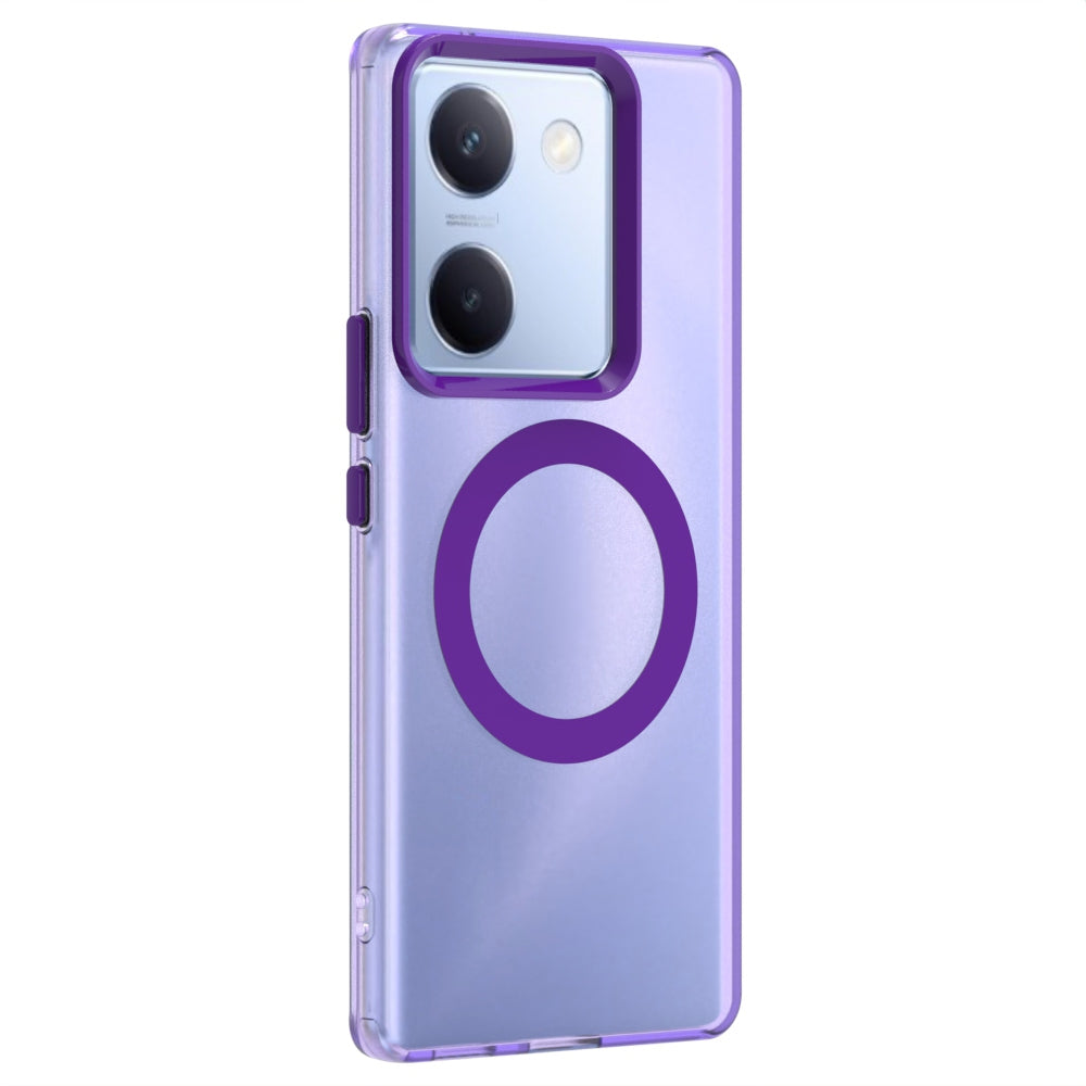 For vivo Y200 Pro Durable MagSafe Phone Case - Hybrid TPU & PC Design, Lightweight & Stylish, Candy Colour, Wireless Charging Friendly
