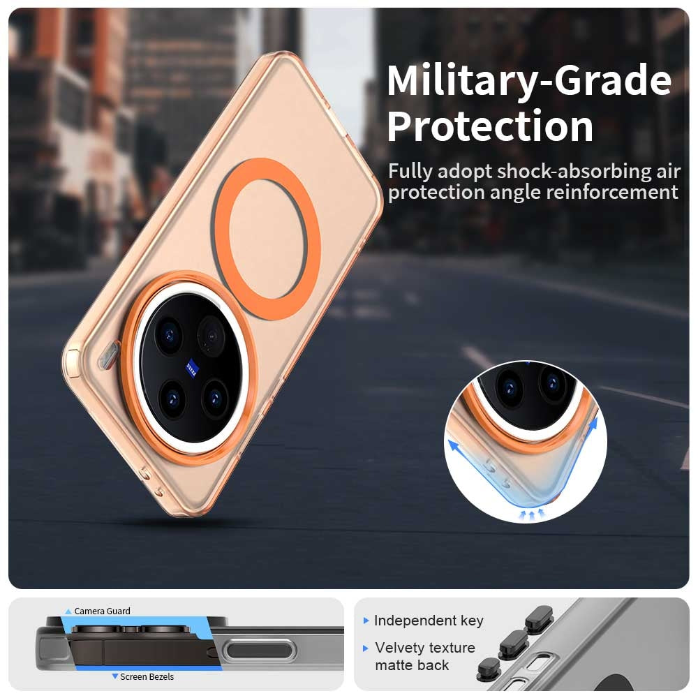 vivo X200 Durable MagSafe Phone Case - Hybrid TPU & PC Design, Lightweight & Stylish, Candy Colour, Wireless Charging Friendly