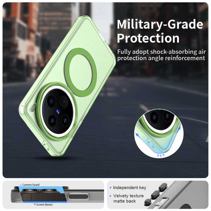 vivo X200 Durable MagSafe Phone Case - Hybrid TPU & PC Design, Lightweight & Stylish, Candy Colour, Wireless Charging Friendly