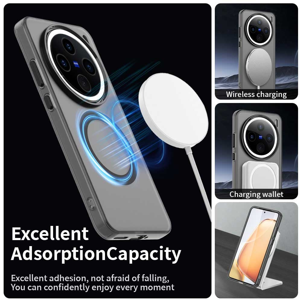 vivo X200 Pro Durable MagSafe Phone Case - Hybrid TPU & PC Design, Lightweight & Stylish, Candy Colour, Wireless Charging Friendly