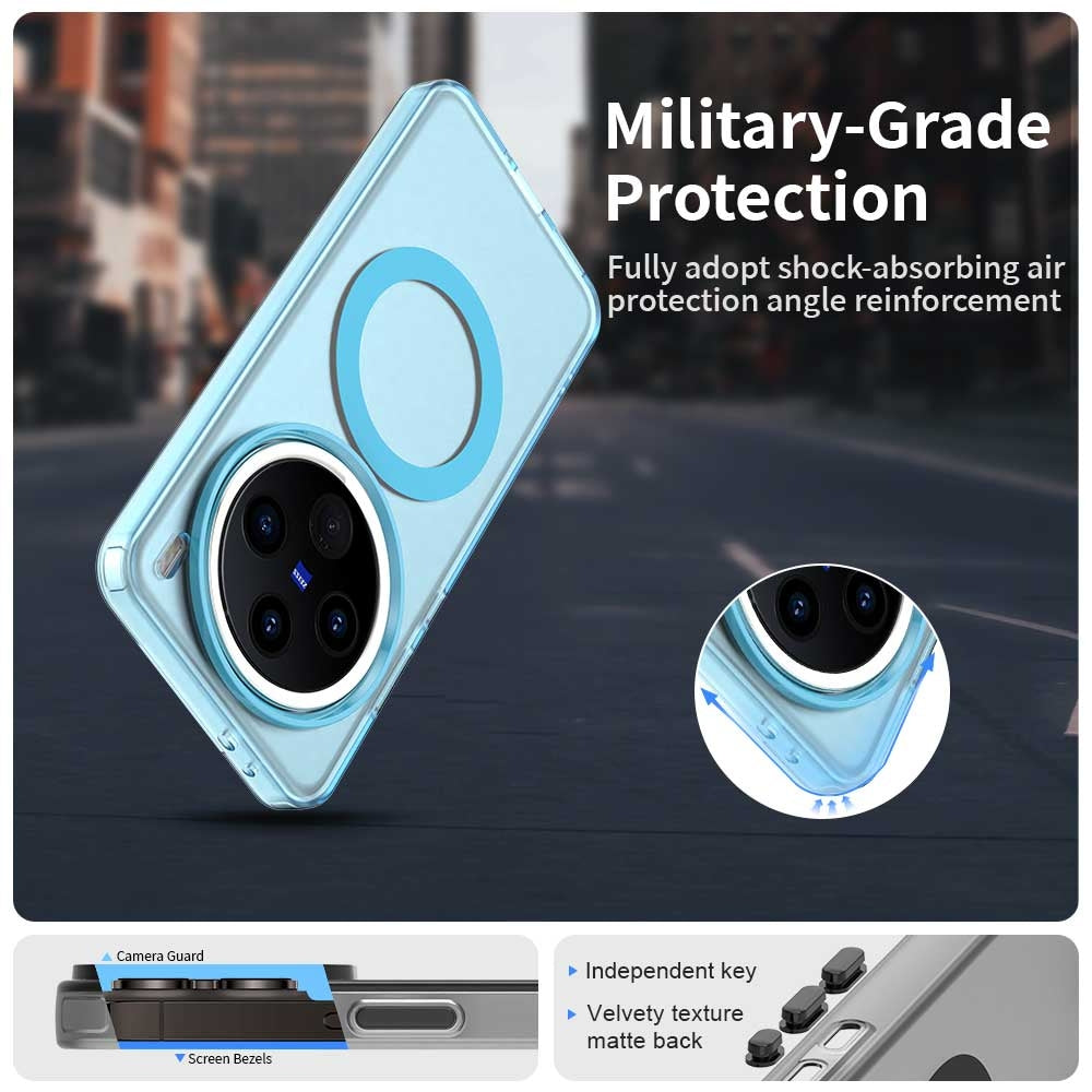 vivo X200 Pro Durable MagSafe Phone Case - Hybrid TPU & PC Design, Lightweight & Stylish, Candy Colour, Wireless Charging Friendly