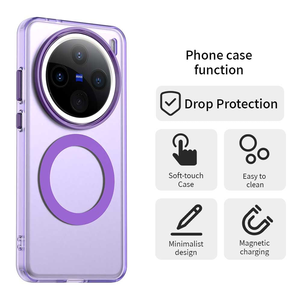 vivo X200 Pro Durable MagSafe Phone Case - Hybrid TPU & PC Design, Lightweight & Stylish, Candy Colour, Wireless Charging Friendly