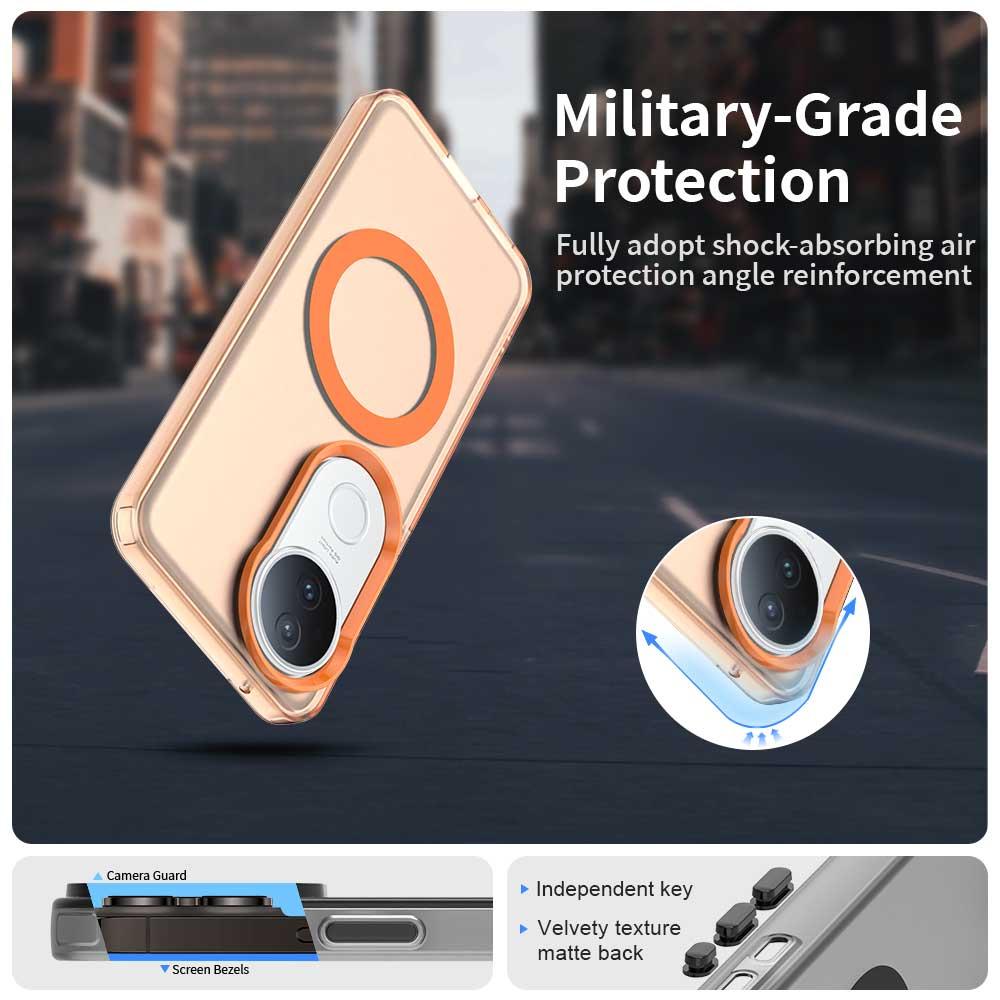 vivo S20 5G Durable MagSafe Phone Case - Hybrid TPU & PC Design, Lightweight & Stylish, Candy Colour, Wireless Charging Friendly