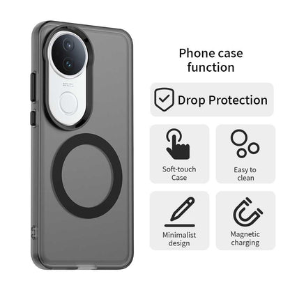 vivo S20 5G Durable MagSafe Phone Case - Hybrid TPU & PC Design, Lightweight & Stylish, Candy Colour, Wireless Charging Friendly