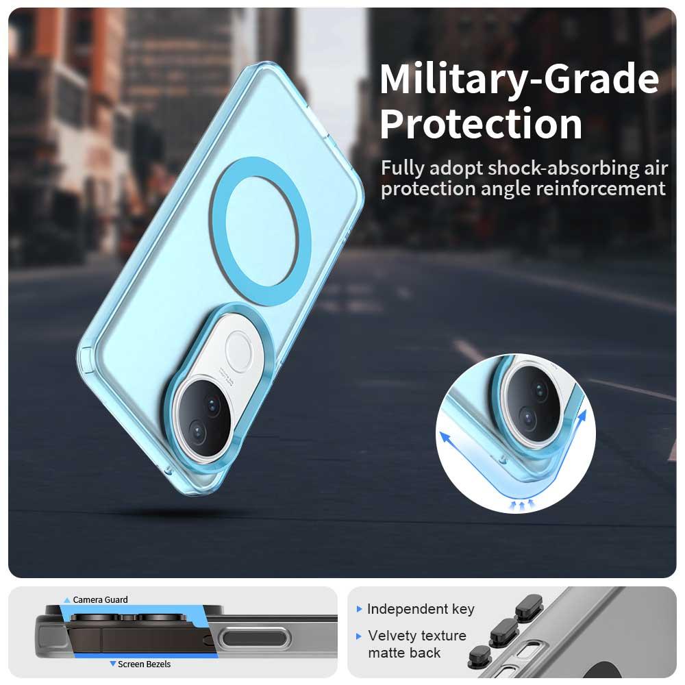 vivo S20 5G Durable MagSafe Phone Case - Hybrid TPU & PC Design, Lightweight & Stylish, Candy Colour, Wireless Charging Friendly