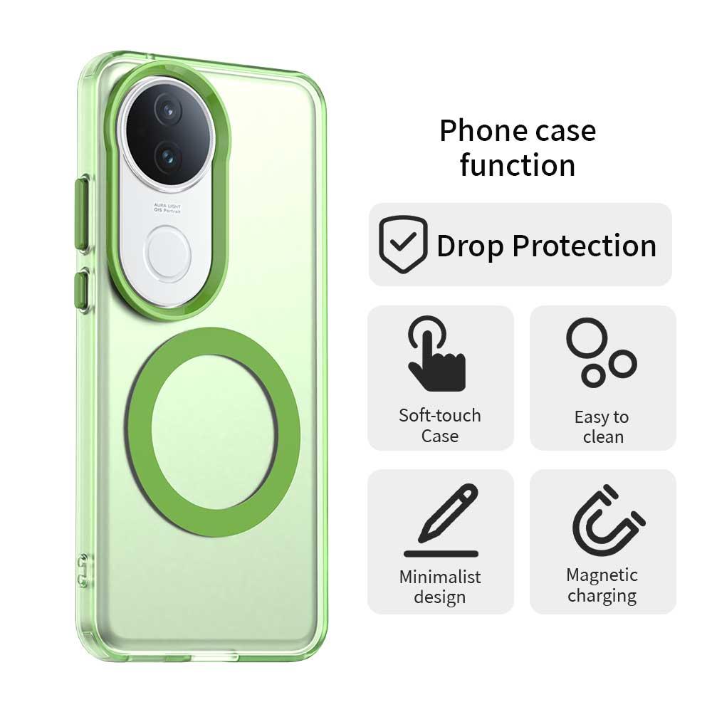 vivo S20 5G Durable MagSafe Phone Case - Hybrid TPU & PC Design, Lightweight & Stylish, Candy Colour, Wireless Charging Friendly