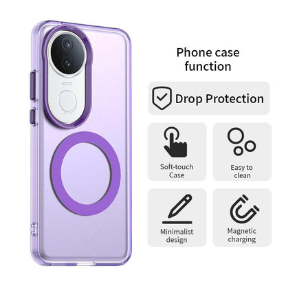 vivo S20 5G Durable MagSafe Phone Case - Hybrid TPU & PC Design, Lightweight & Stylish, Candy Colour, Wireless Charging Friendly