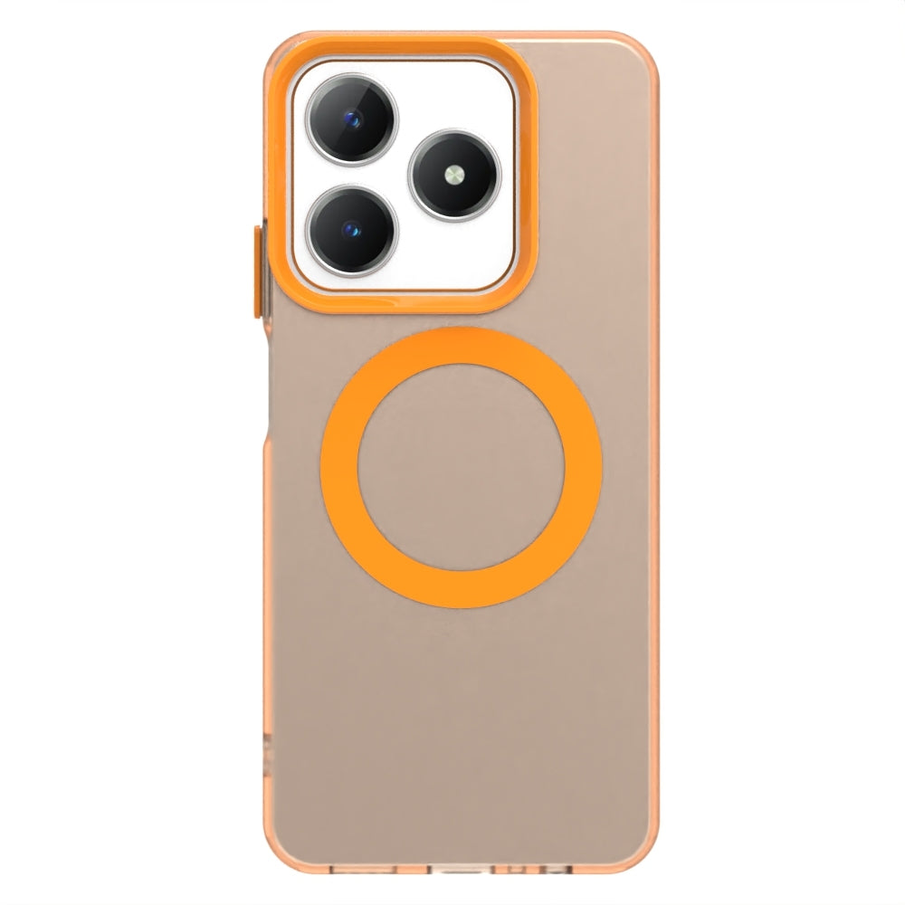 Realme C61 Durable MagSafe Phone Case - Hybrid TPU & PC Design, Lightweight & Stylish, Candy Colour, Wireless Charging Friendly