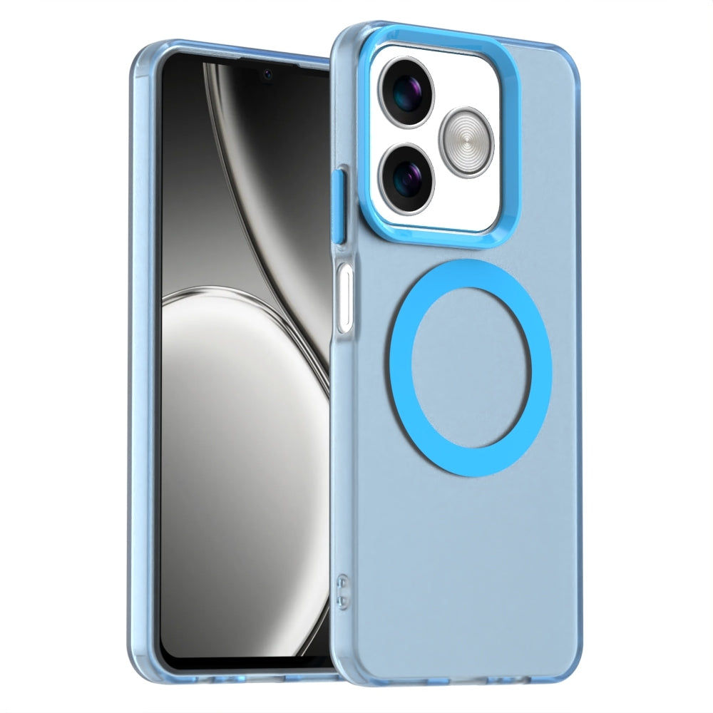 Realme C61 Durable MagSafe Phone Case - Hybrid TPU & PC Design, Lightweight & Stylish, Candy Colour, Wireless Charging Friendly